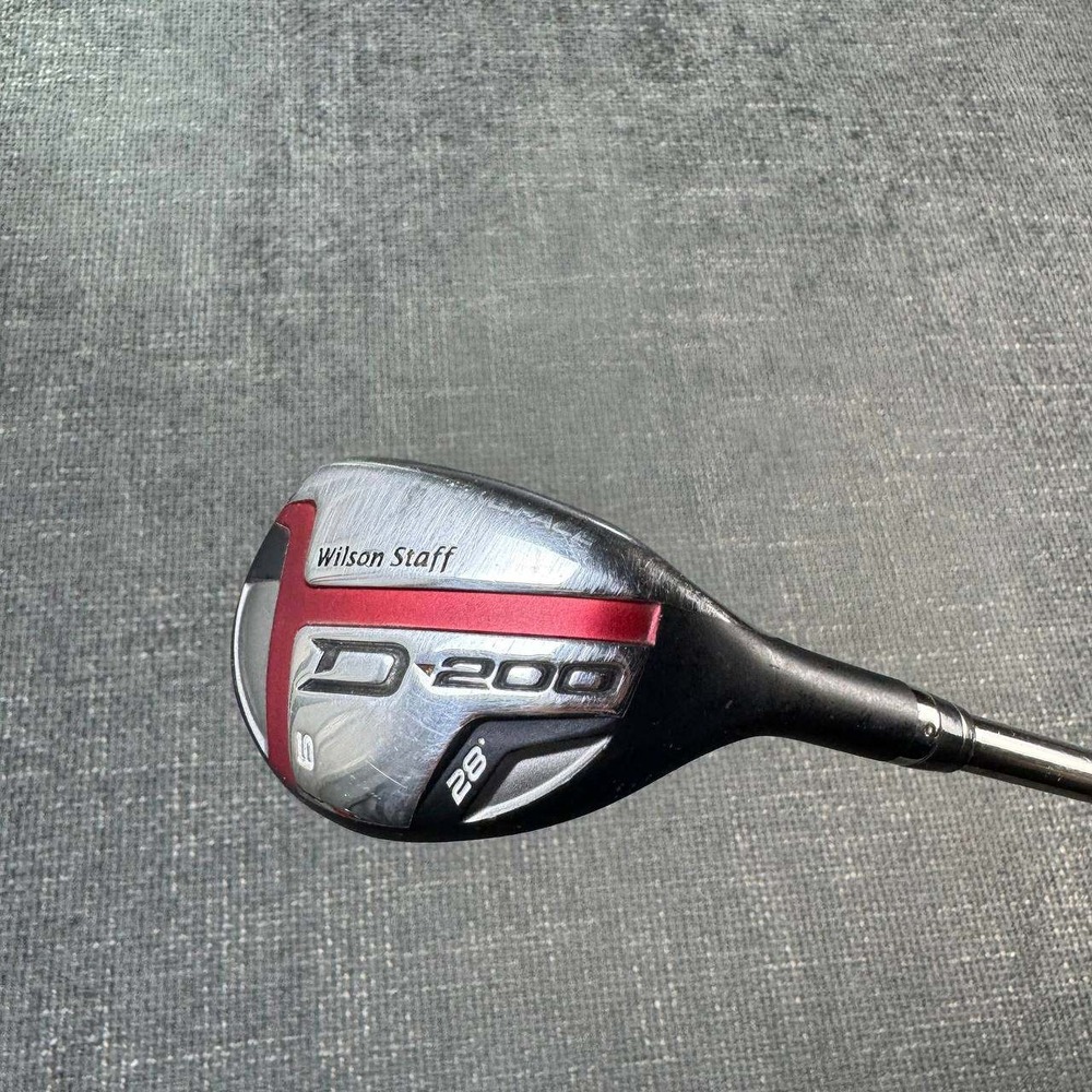 Wilson Staff D200 Hybrid 6 Rescue 28 Degree Right Light Black Red Silver
